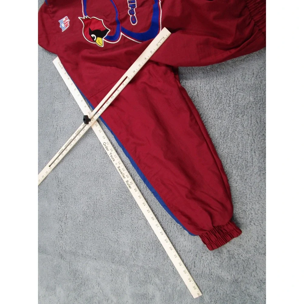 Vintage Logo Athletic Arizona Cardinals NFL Pro Line Jacket Mens Large Red 90s